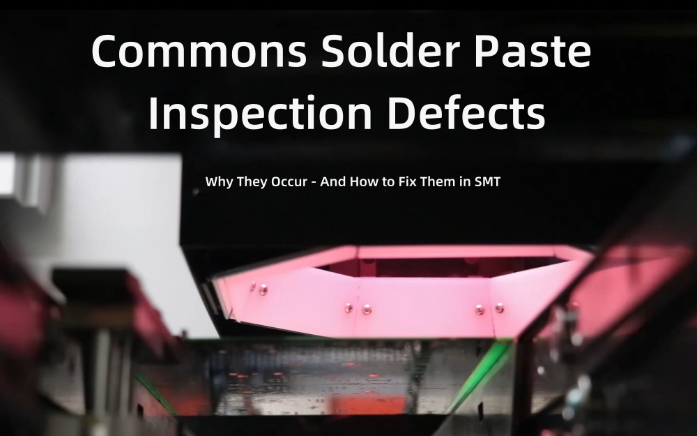 Common Solder Paste Inspection Defects 일반적인 솔더 페이스트 검사 결함