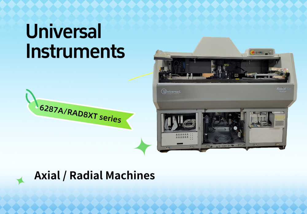 Universal Instruments axial radial machines Universal Instruments 축 방사형 기계