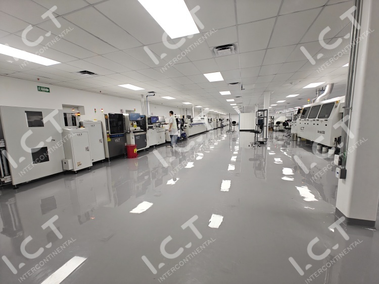 I.C.T SMT Line in Mexico I.C.T SMT 멕시코의 라인