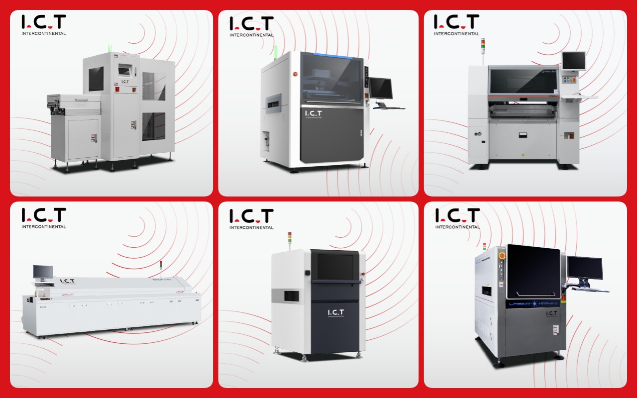 1 SMT Line with SMT Machine 01 1 SMT SMT 기계 01이 있는 라인