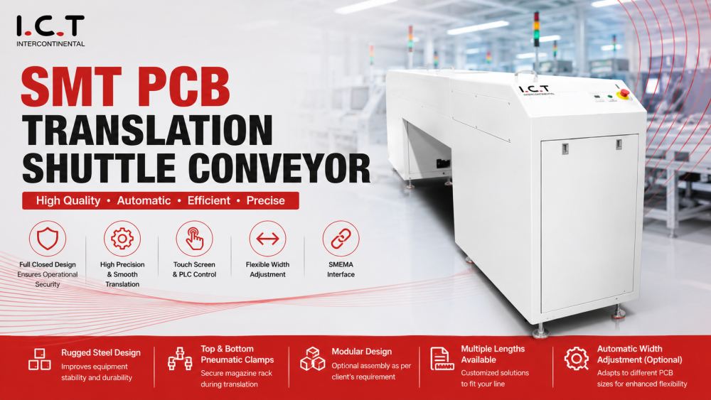 SMT PCB Translation Shuttle Conveyor SMT PCB 번역 셔틀 컨베이어
