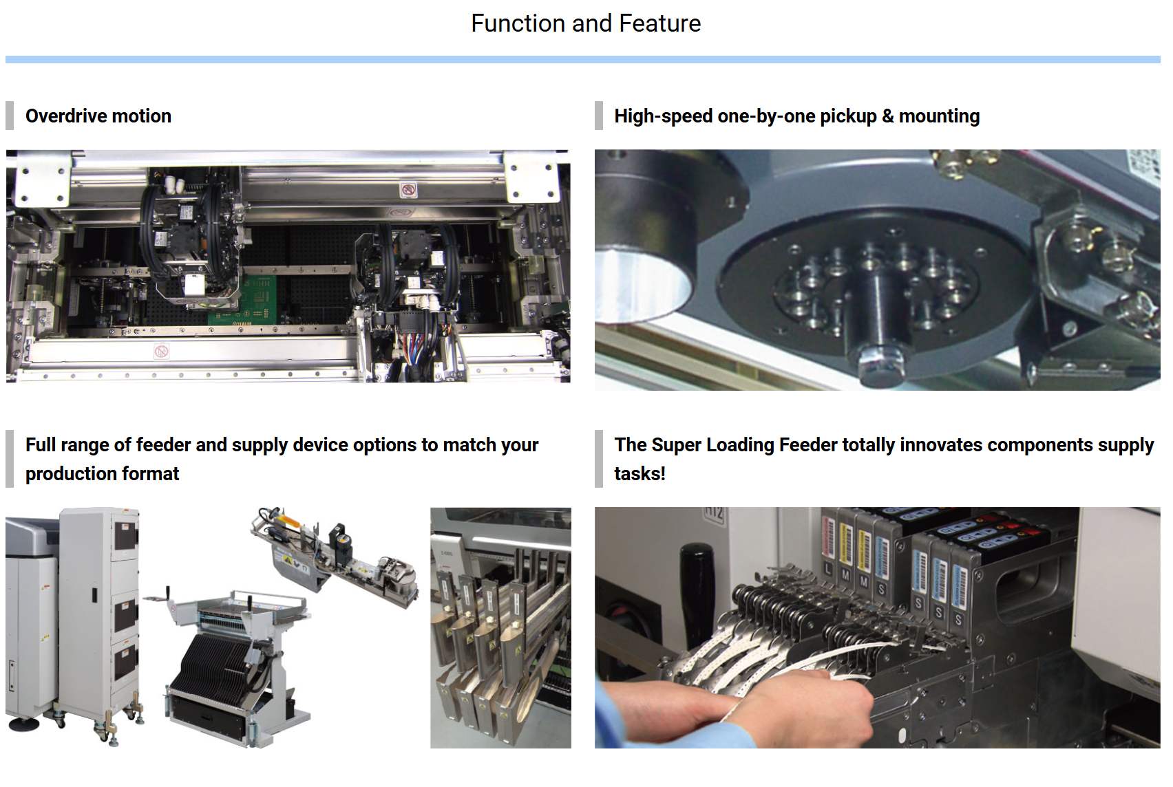 High Speed PCB Assembly Mounter Yamaha S Series 고속 PCB 조립 마운터 Yamaha S 시리즈