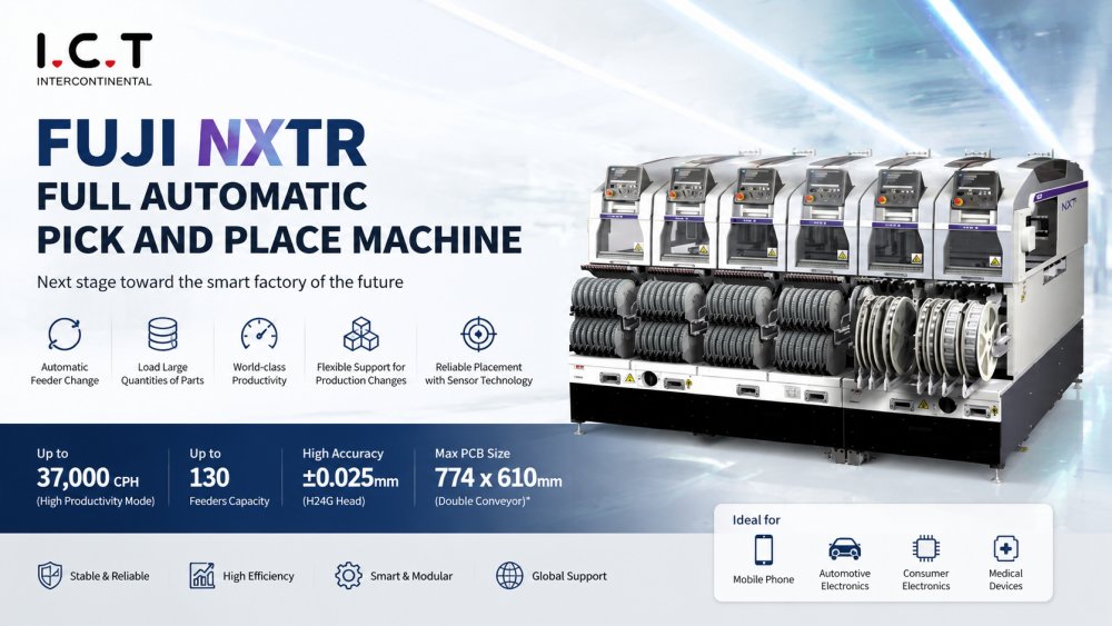 FUJI NXTR Full Automatic Pick And Place Machine FUJI NXTR 전자동 픽 앤 플레이스 머신