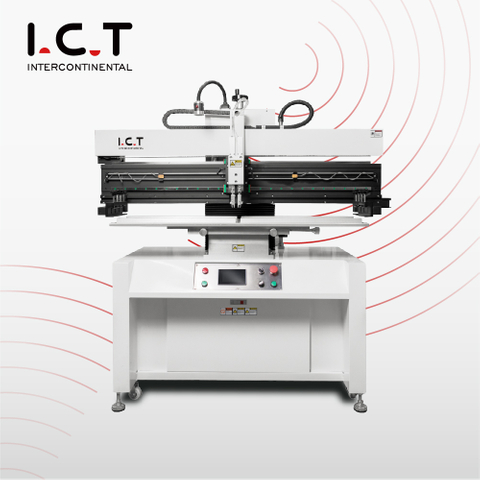 I.C.T |SMT 수동 반자동 스텐실 안정적인 작업을 위한 기계 스텐실 페이스트 프린터