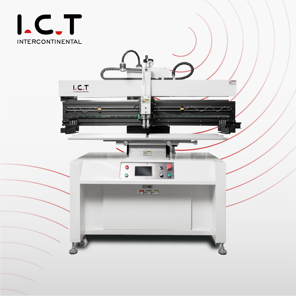 I.C.T |SMT 반자동 붙여넣기 인쇄기 데스크탑 스텐실 프린터