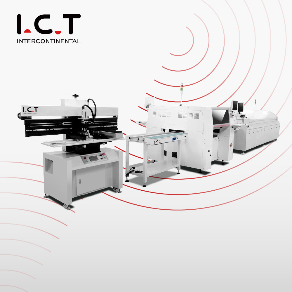 I.C.T |고속의 비용 효율적인 SMT PCB 조립 생산 라인