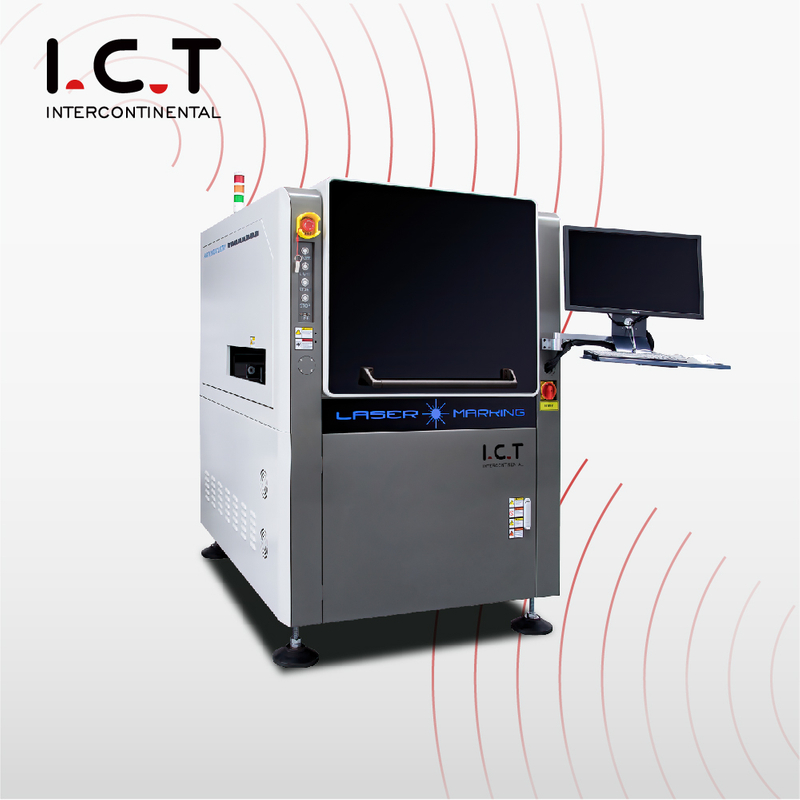 I.C.T |IPG 소스가 있는 20와트 섬유 컬러 레이저 마킹 인쇄기