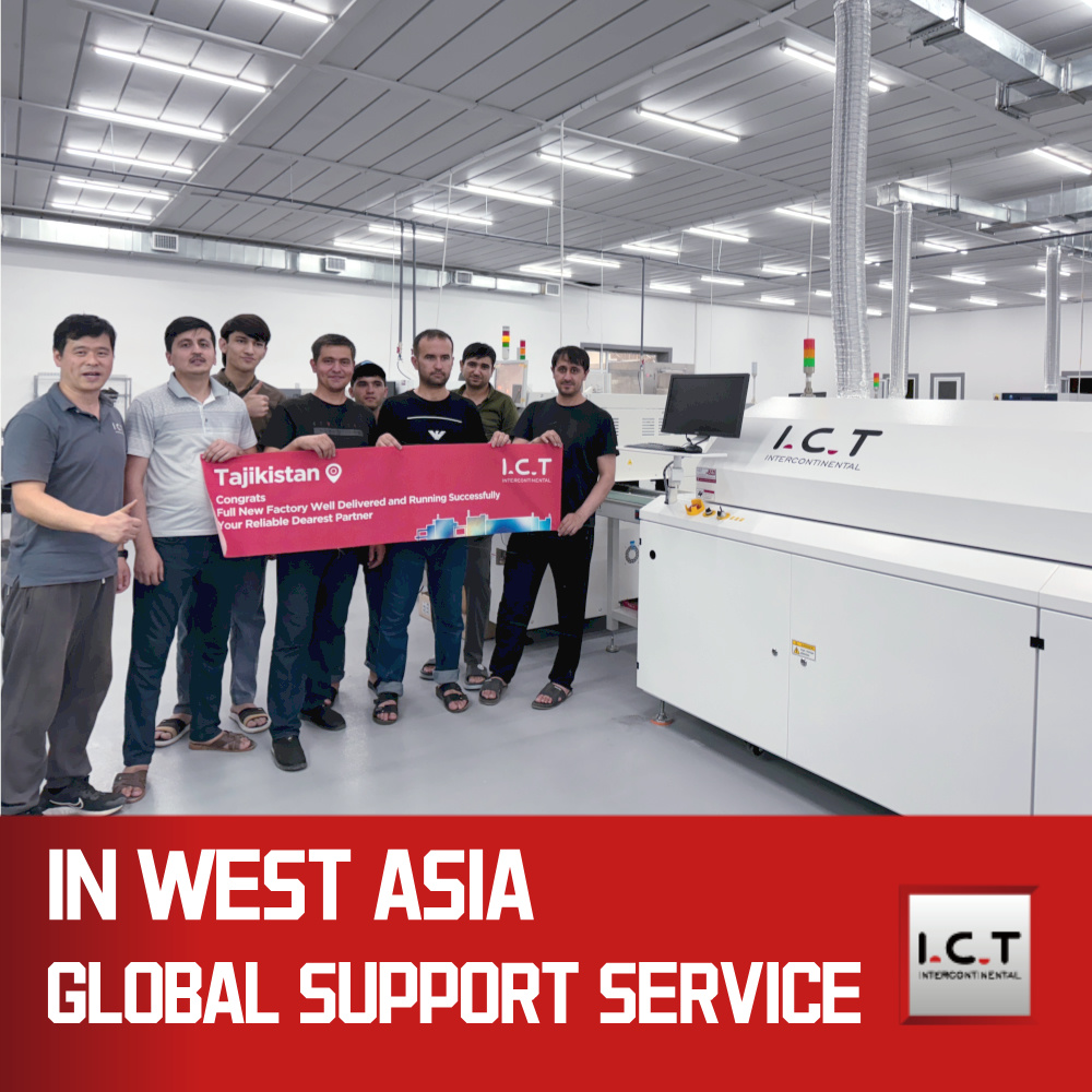 I.C.T | ETA SMT LED 특수 진공 열 프로파일러 리플로우 오븐 기계