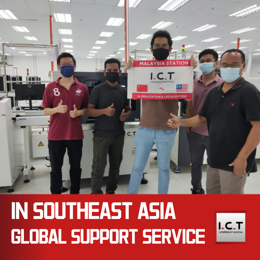 I.C.T -4034 고품질 풀 오토 SMT PCB 인쇄기