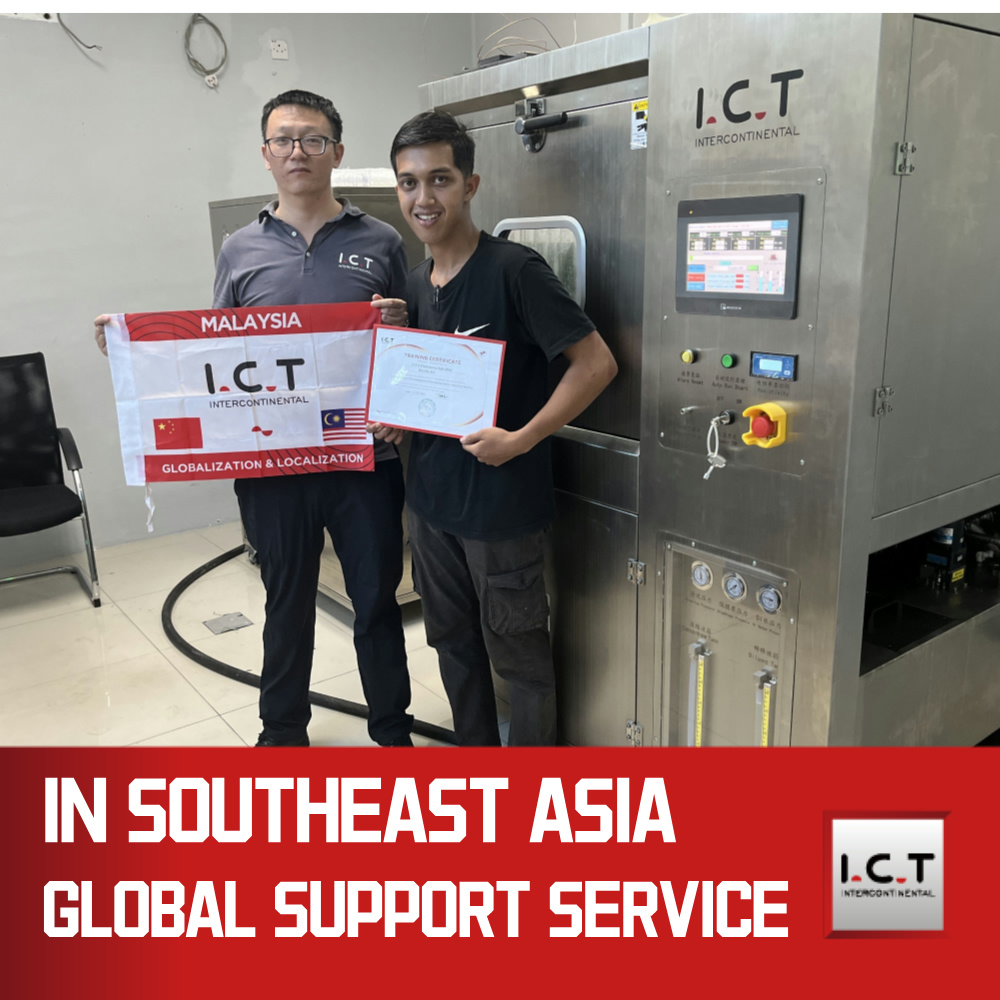 I.C.T-6300 | SMT 자동 PCBA 온라인 청소 기계