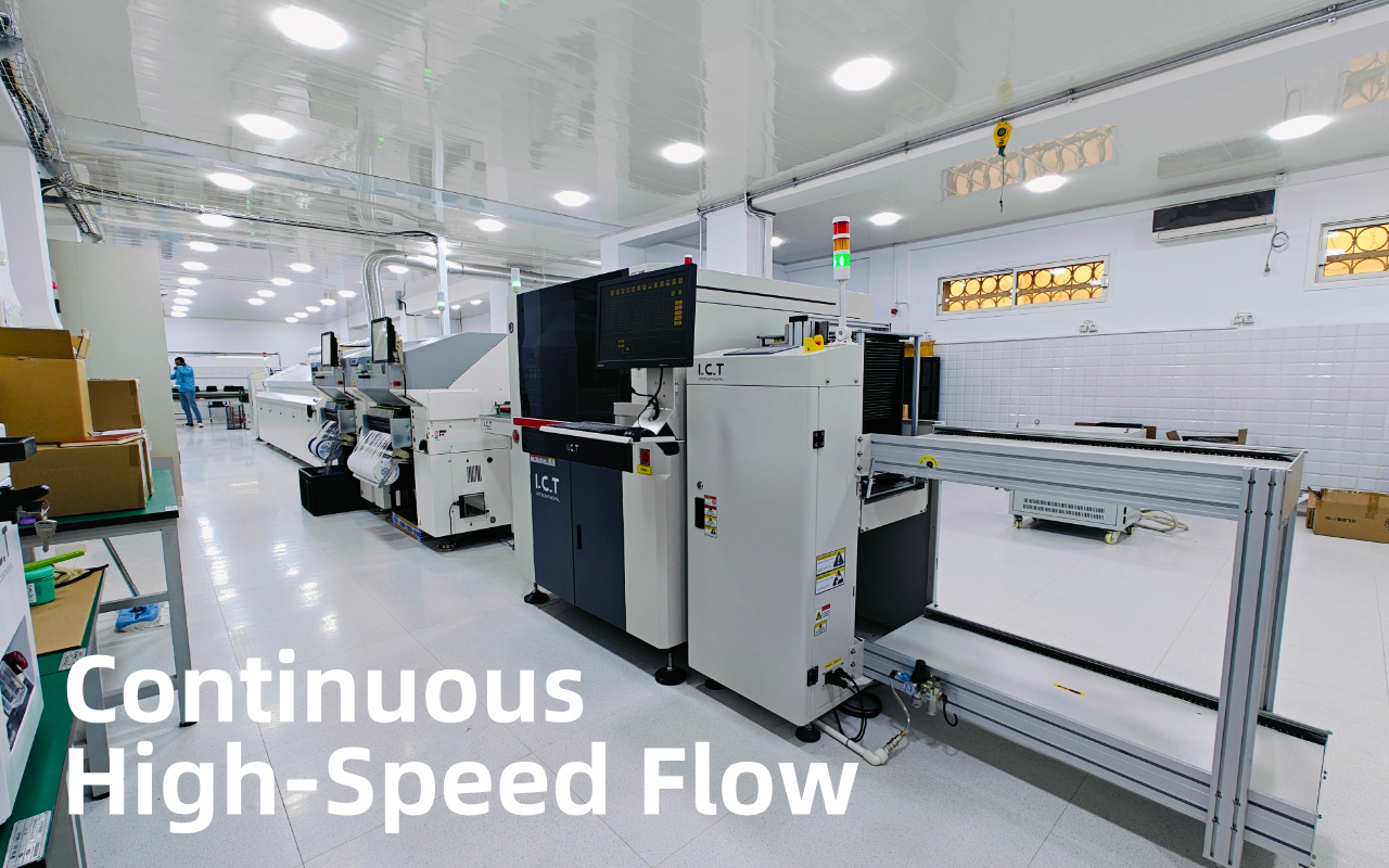 3. 인라인 레이아웃 - 안정적인 고속 흐름을 위해 설계되었습니다.