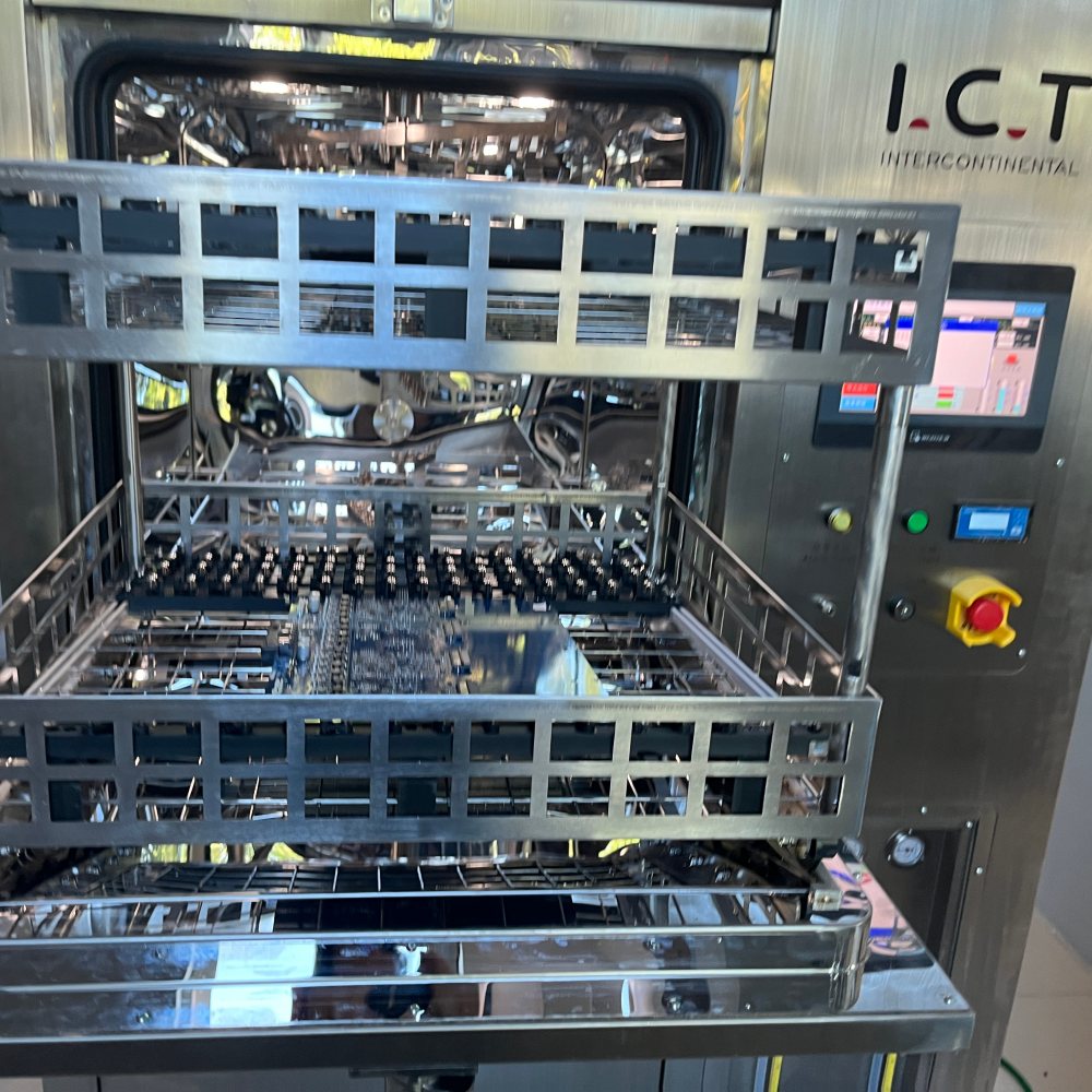 SMT/THT 용접 PCBA의 고급 오프라인 청소 기계