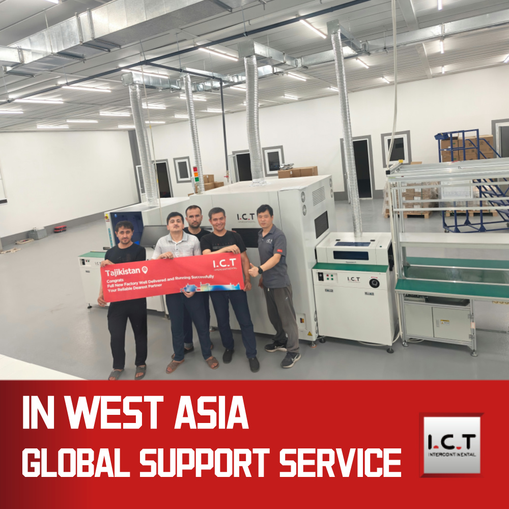 I.C.T | Fast Flexible Semi-auto SMD PCBA Production Line