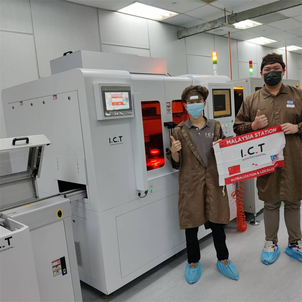 I.C.T | 자동 기판 싱귤레이션 시스템PCB 레이저 절단기