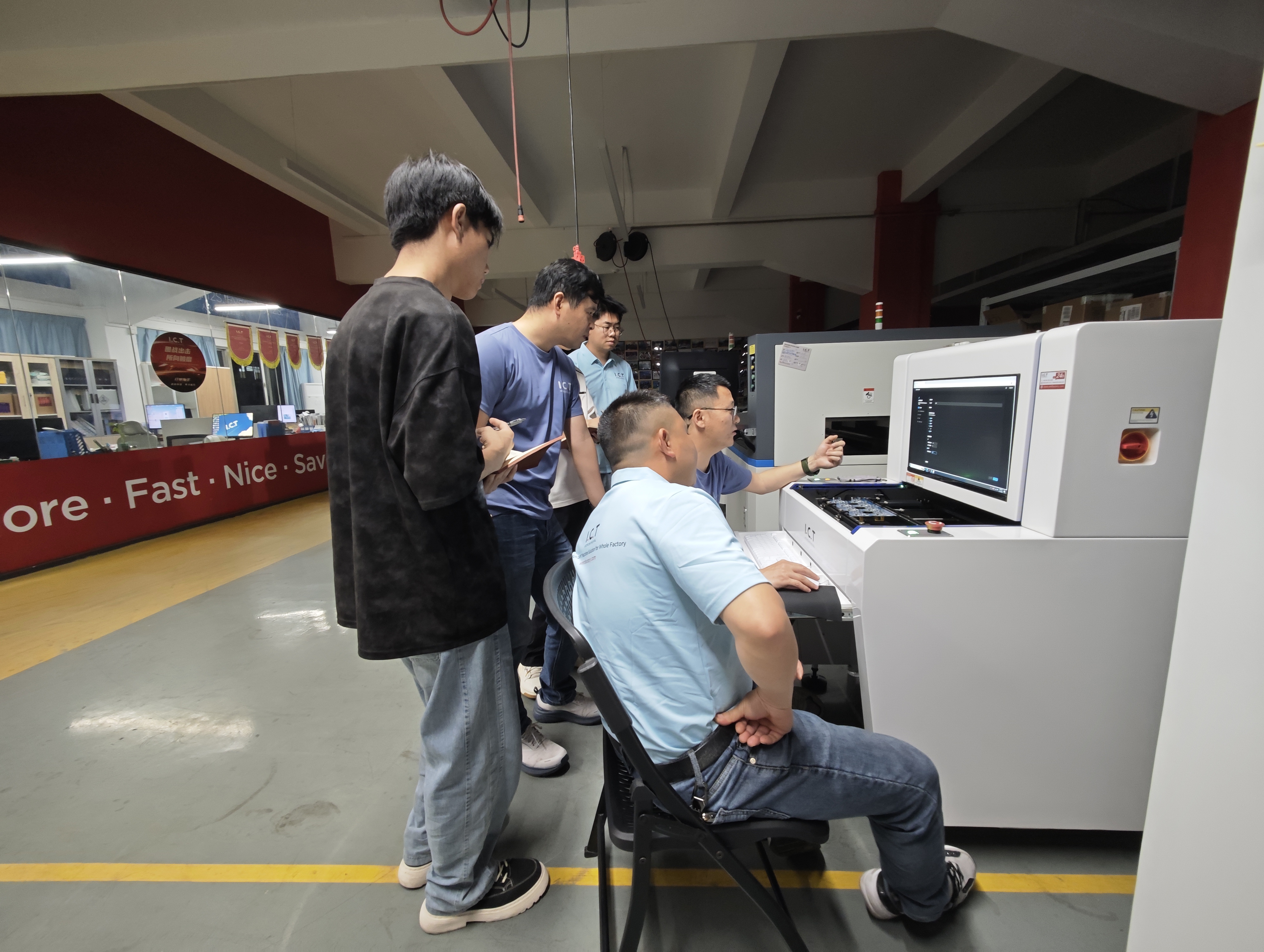 I.C.T-V8 시스템에 대한 오프라인 AOI 교육