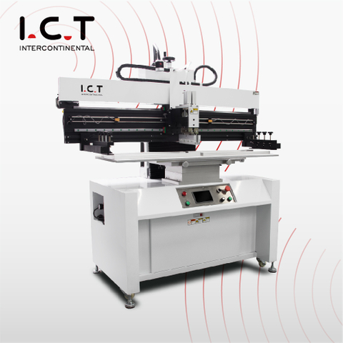 I.C.T-P15 |고속 SMT 스텐실 프린터 기계 반자동 모델