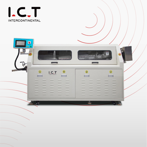I.C.T |소형 자동 무연 웨이브 납땜 기계