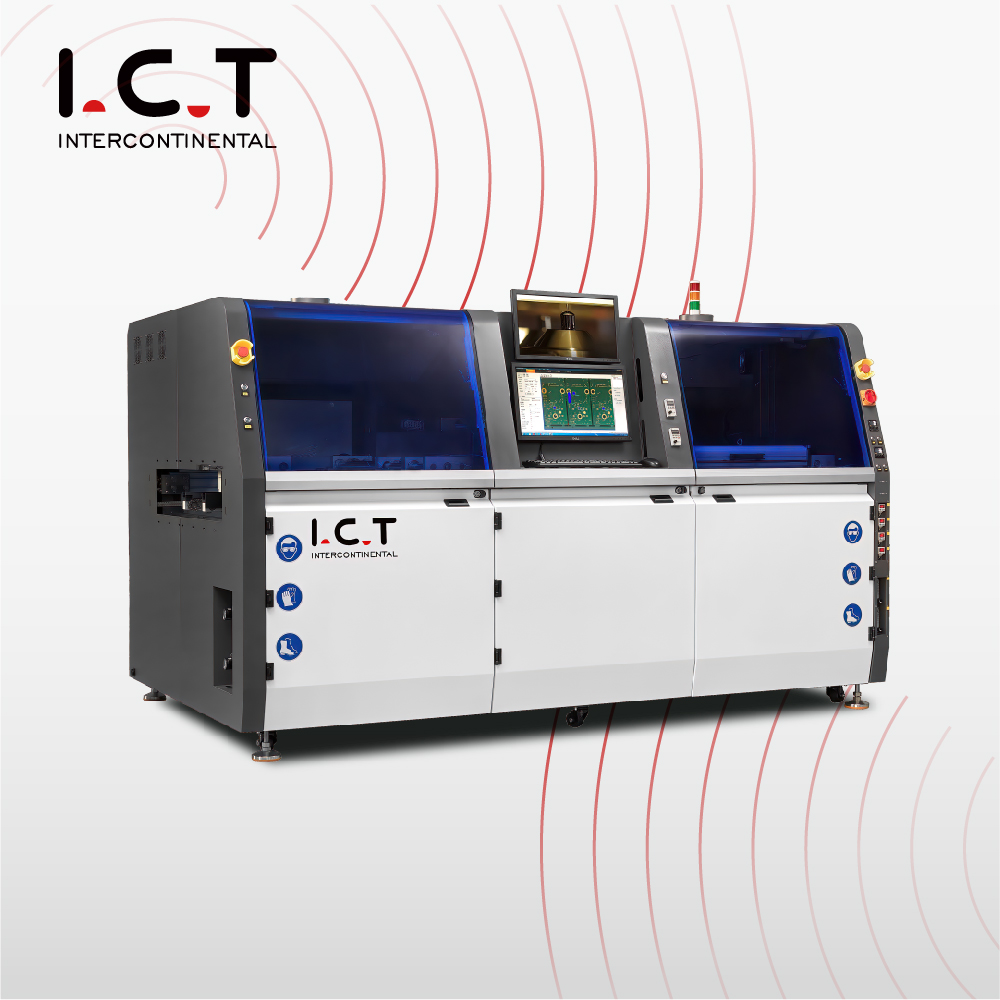 ICT |세륨을 가진 PCB를 위한 선택적인 납땜 체계 파 납땜 기계