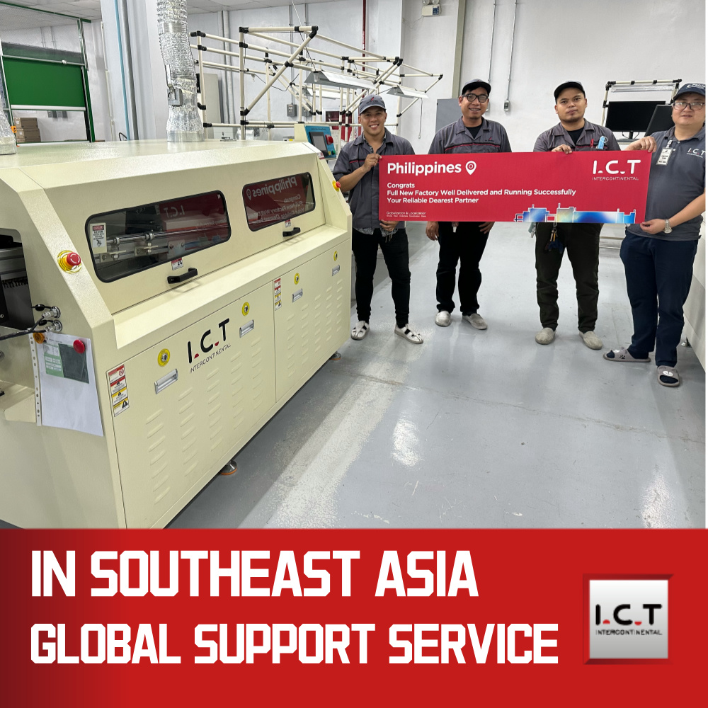I.C.T | 솔더링 웨이브 머신 PCB / 미니 웨이브 솔더링 중국
