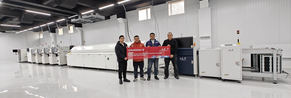 I.C.T SMT 및 우즈베키스탄 DIP Line 기술 지원