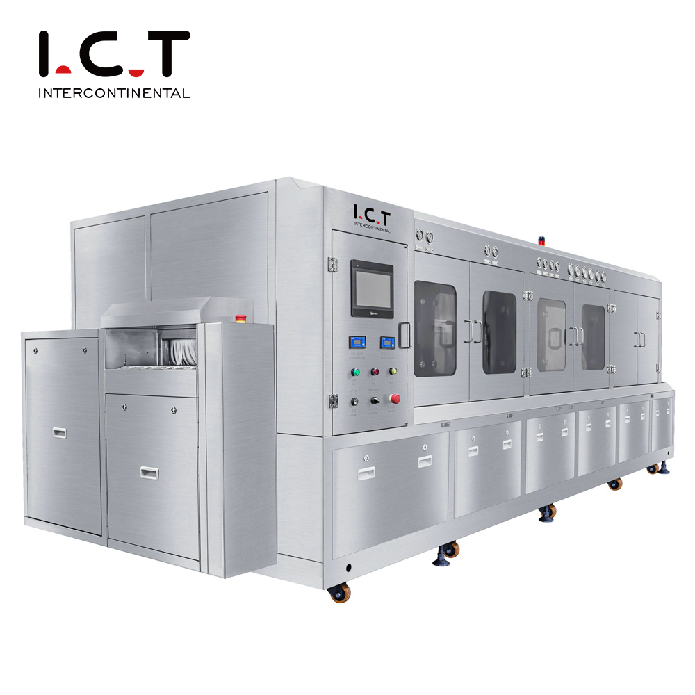 I.C.T-6300 |SMT 자동 PCBA 온라인 청소 기계 
