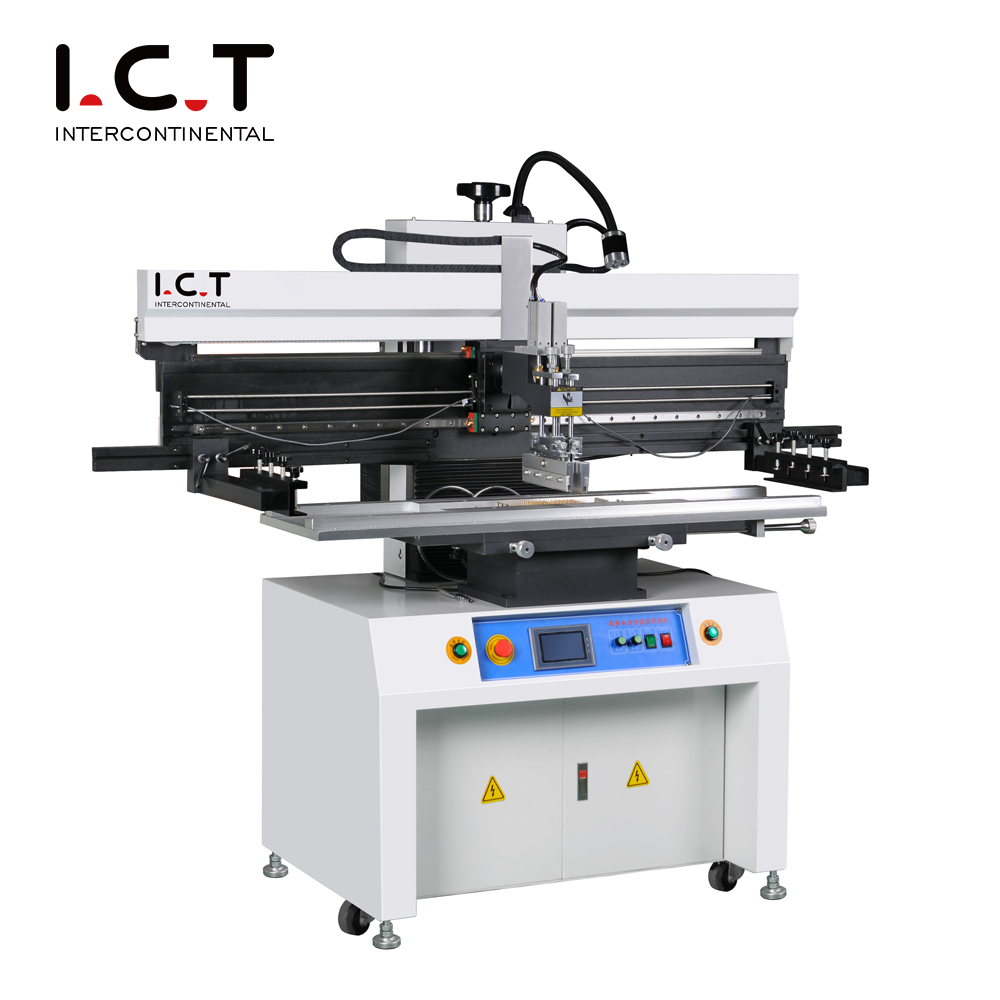 I.C.T-P15 |고속 SMT 스텐실 프린터 기계 반자동 모델