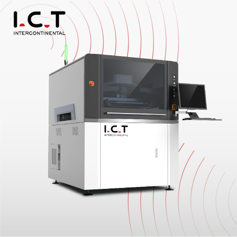 I.C.T |스텐실 프린터 솔더 페이스트 고정밀 SMT 스텐실 프린터 자동 PCB 프린터