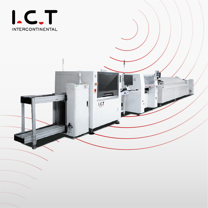 I.C.T |중소기업 LED 가로등 컨베이어를 사용한 자동 조립 라인