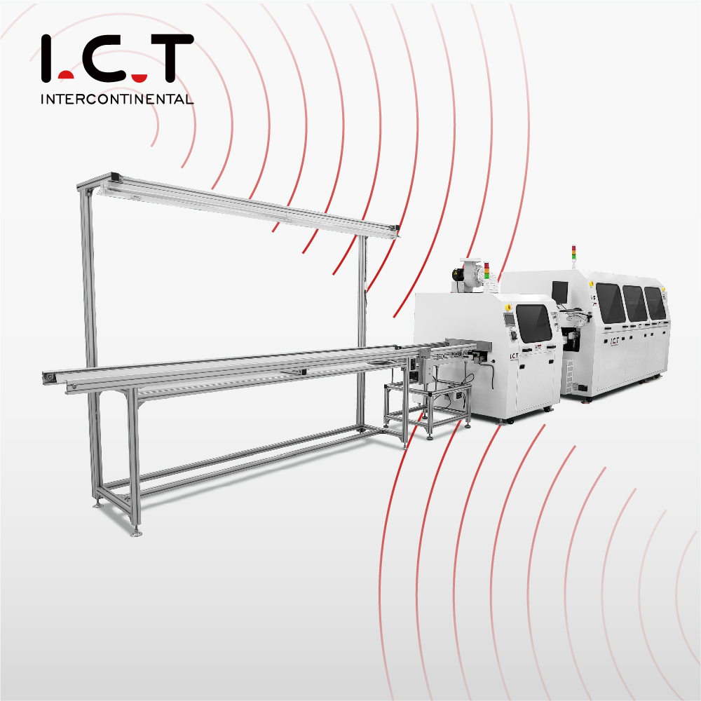 I.C.T-Acrab350 |높은 안정성 DIP PCB 질소 웨이브 솔더링 머신