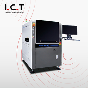I.C.T |PCB를 위한 30 와트 섬유 레이저 날짜 표하기 찻잔 인쇄 실린더 기계