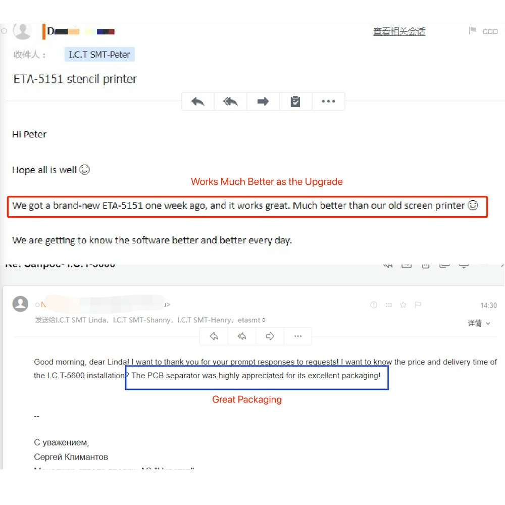 I.C.T | 비용 효율적인 SMT 용접 리플로우 솔더링 리플로우 오븐 기계 600mm