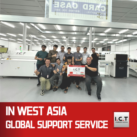 I.C.T | SMT 기계 냉각 시스템 연결 컨베이어