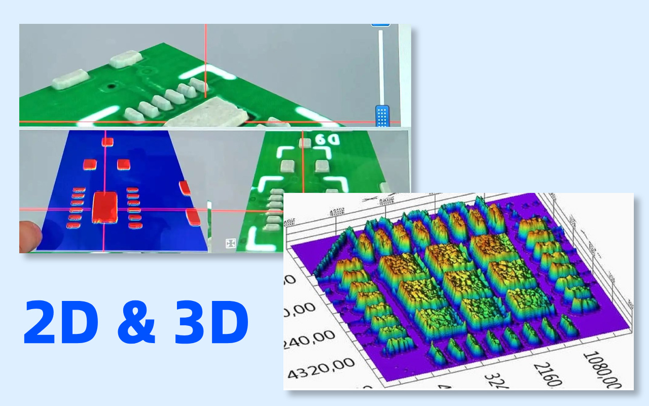 3. 2D SPI 대 3D SPI - 기술 비교