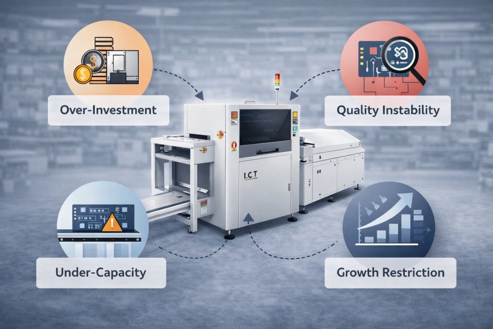 SMT 공장 또는 생산 라인