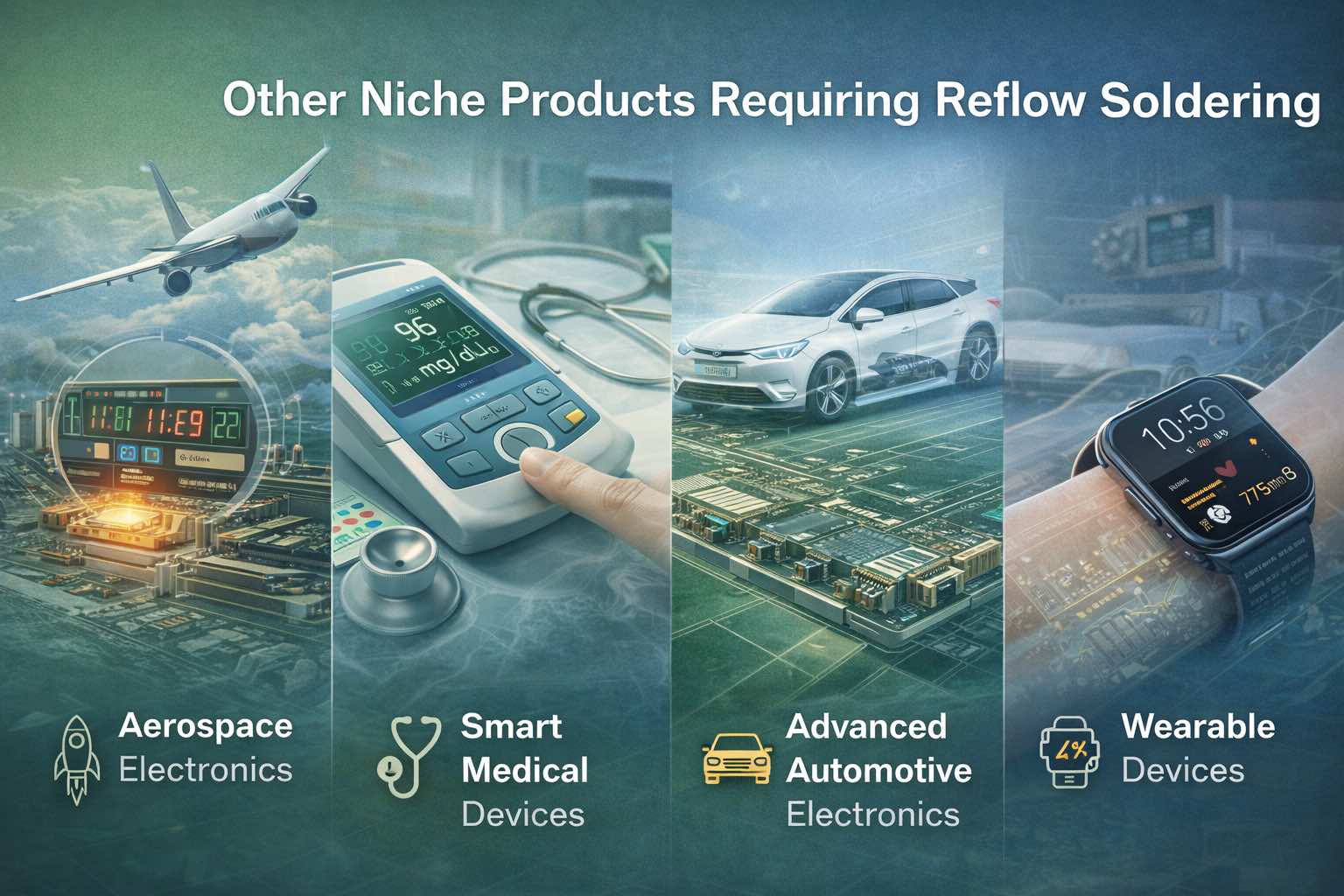 5. 리플로우 솔더링이 필요한 기타 틈새 제품