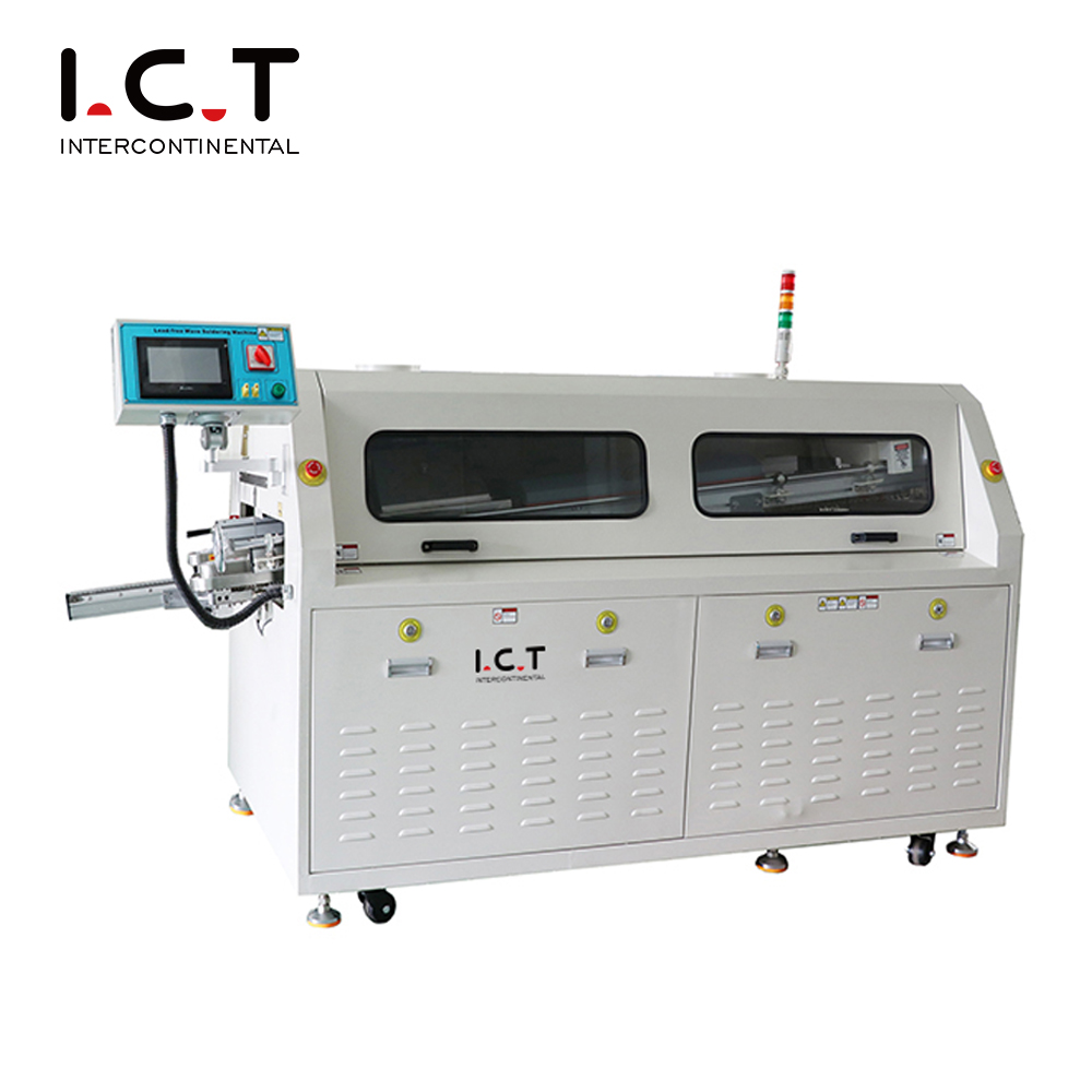 I.C.T |판매용 질소 180mm 웨이브 납땜 기계