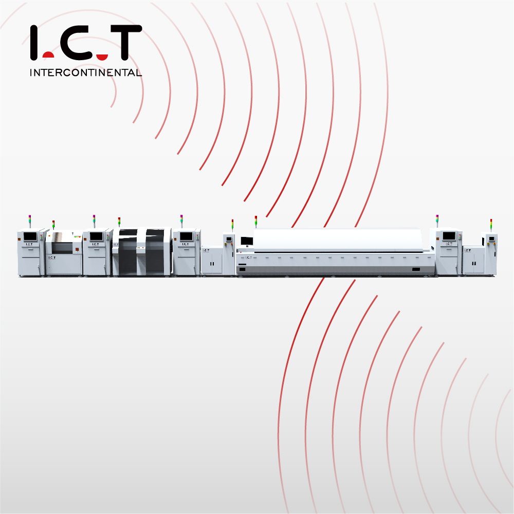 I.C.T |심천에서는 LED SMT 생산 기계의 Juki 라인을 완성했습니다.