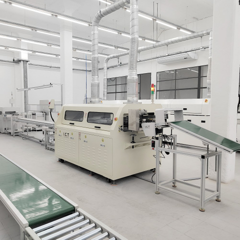 I.C.T | 열 교환기용 딥 납땜 기계 PCB 웨이브 납땜 THT 기계