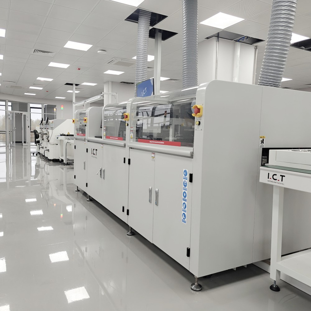 I.C.T-SS550 | 완전 자동 온라인 선택적 웨이브 납땜 기계 