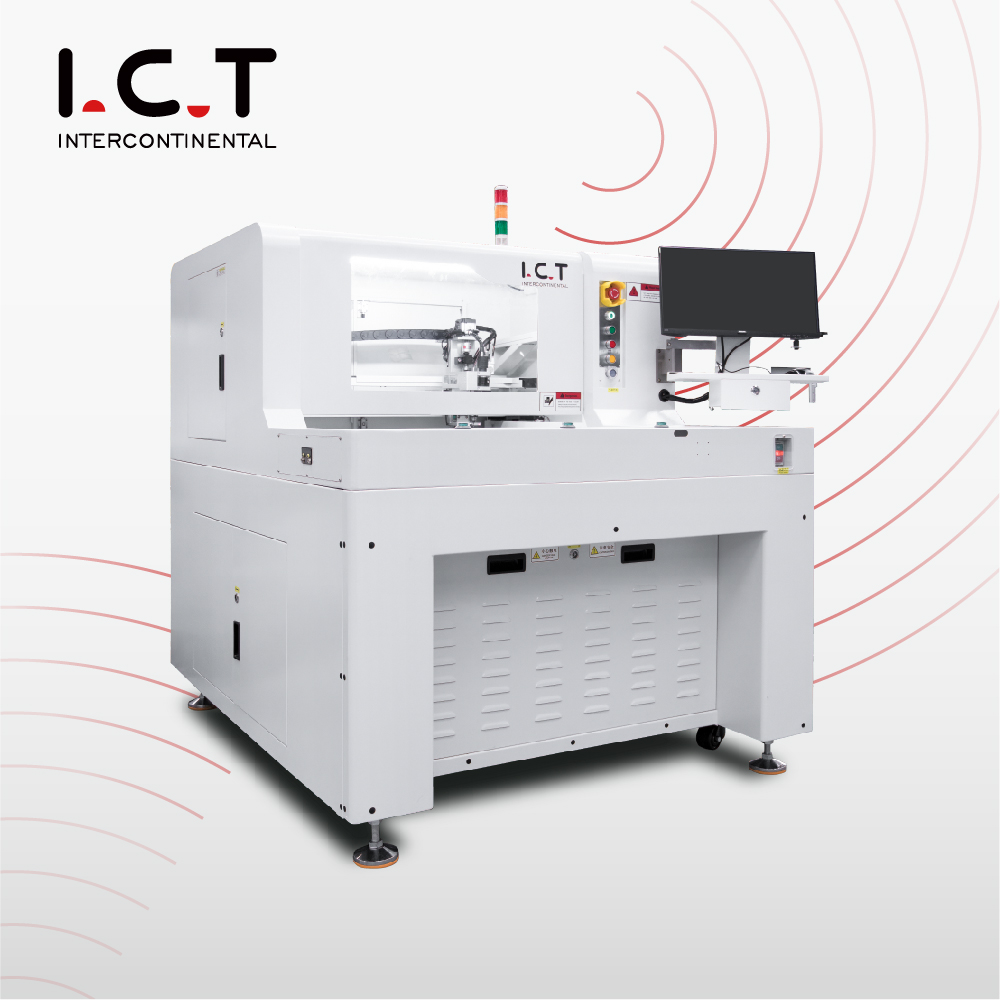I.C.T |Cnc 자동 PCB 라우터 수동 패널 분리기 기계