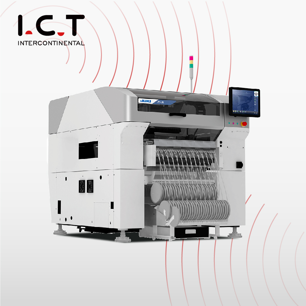 ICT |JUKI SMD IC 픽 앤 플레이스 머신 10 헤드 PCBA 조립 머신 라인 픽 앤 플레이스