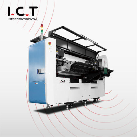 I.C.T |SMT 및 THT Precision 8 헤드 픽업 및 배치 조립 기계 제조업체 