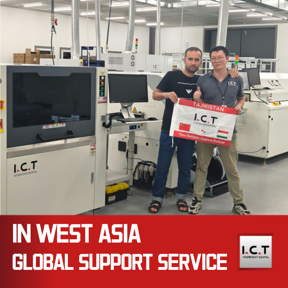 I.C.T | SMT 완전 자동 SMD 스텐실 어셈블리 스크린 솔더 페이스트 프린터