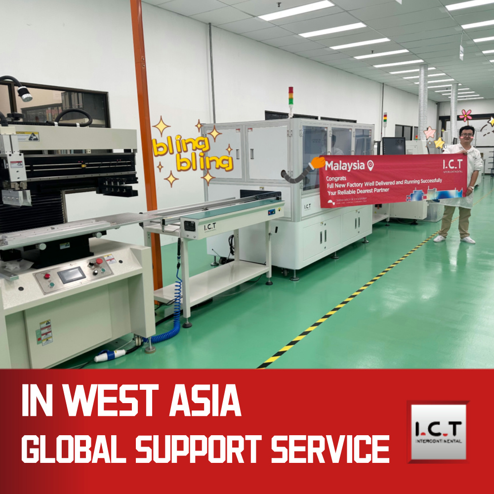 I.C.T | Economical Semi-auto High Quality SMT LED Production Line