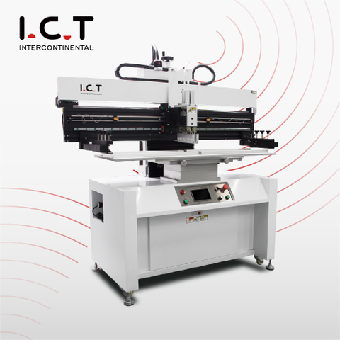 I.C.T |SMT 수동 반자동 스텐실 안정적인 작업을 위한 기계 스텐실 페이스트 프린터
