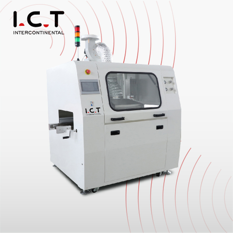 I.C.T |열 교환기용 딥 납땜 기계 PCB 웨이브 납땜 THT 기계