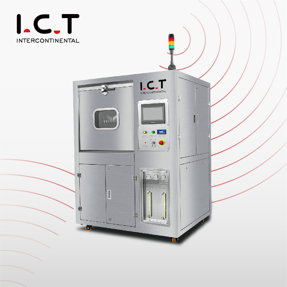 ICT |PCBa 보드 오프라인 진공 청소 스프레이 기계