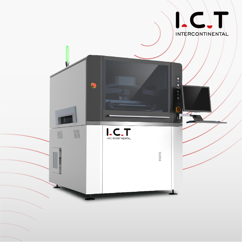 전자동 SMT PCB 화면 스텐실 프린터 기계 자동 모델 I.C.T-5151 