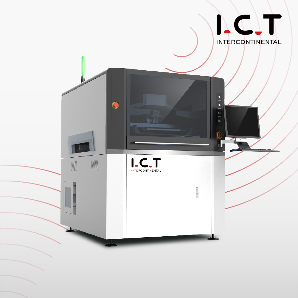 I.C.T SMT PCB 전자동 솔더 페이스트 스텐실 프린터 기계