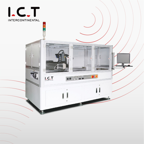 I.C.T |PCB용 자동 냉간 데스크탑 접착제 디스펜서 기계 제공